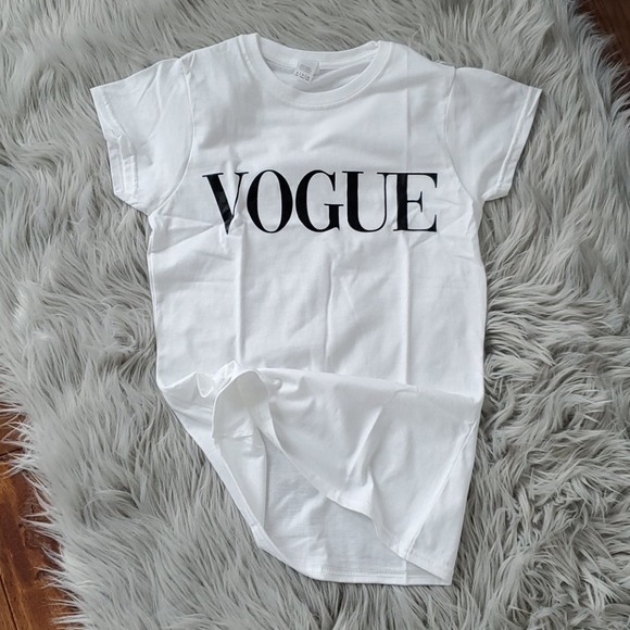 LAST 1❤️VOGUE white cotton tee shirt - Picture 11 of 12
